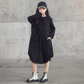 Autumn Kids Girls Trend Big Pocket Dresses-Veeddydropshipping